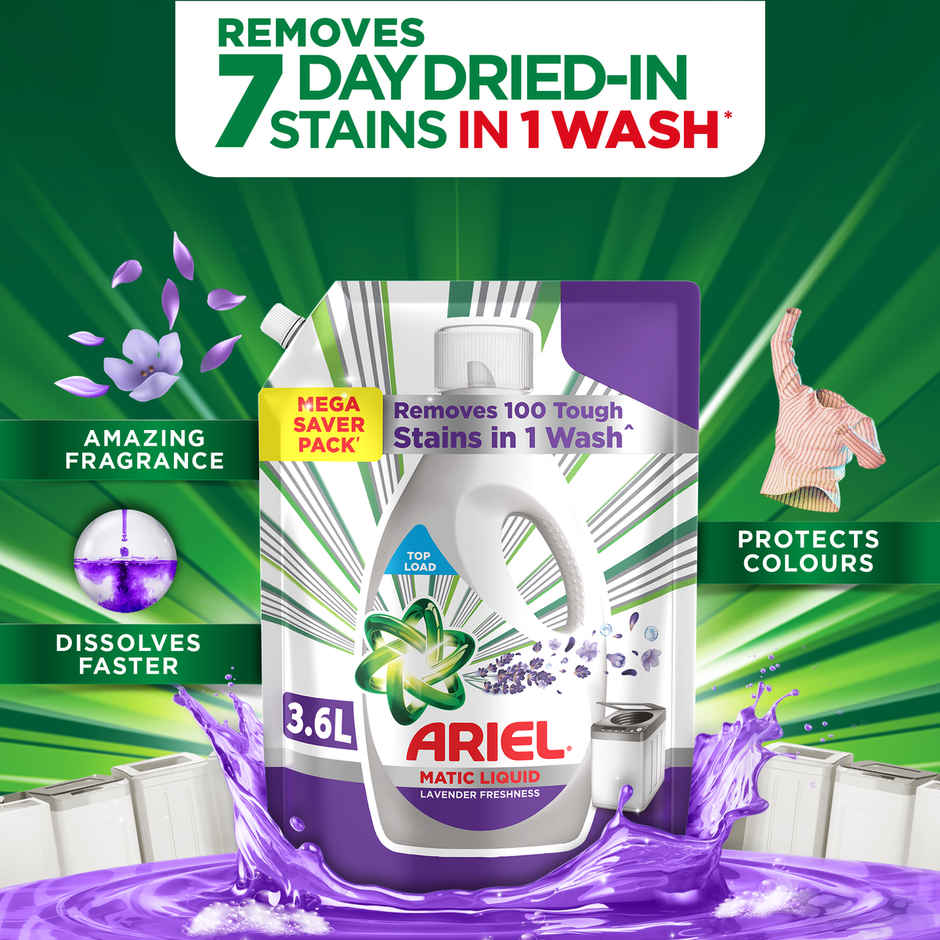 Ariel Matic Top Load Liquid Detergent - Lavender