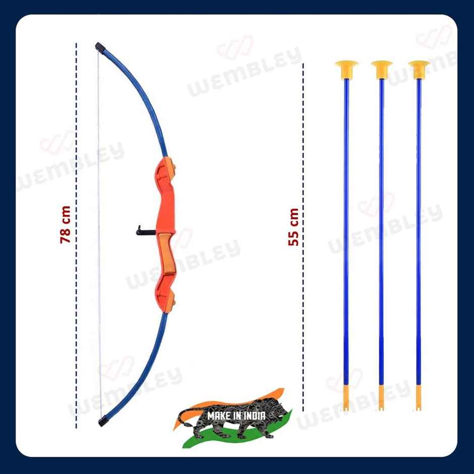 Wembley Bow and Arrow Archery Set for Kids and Adults - Includes Target Board