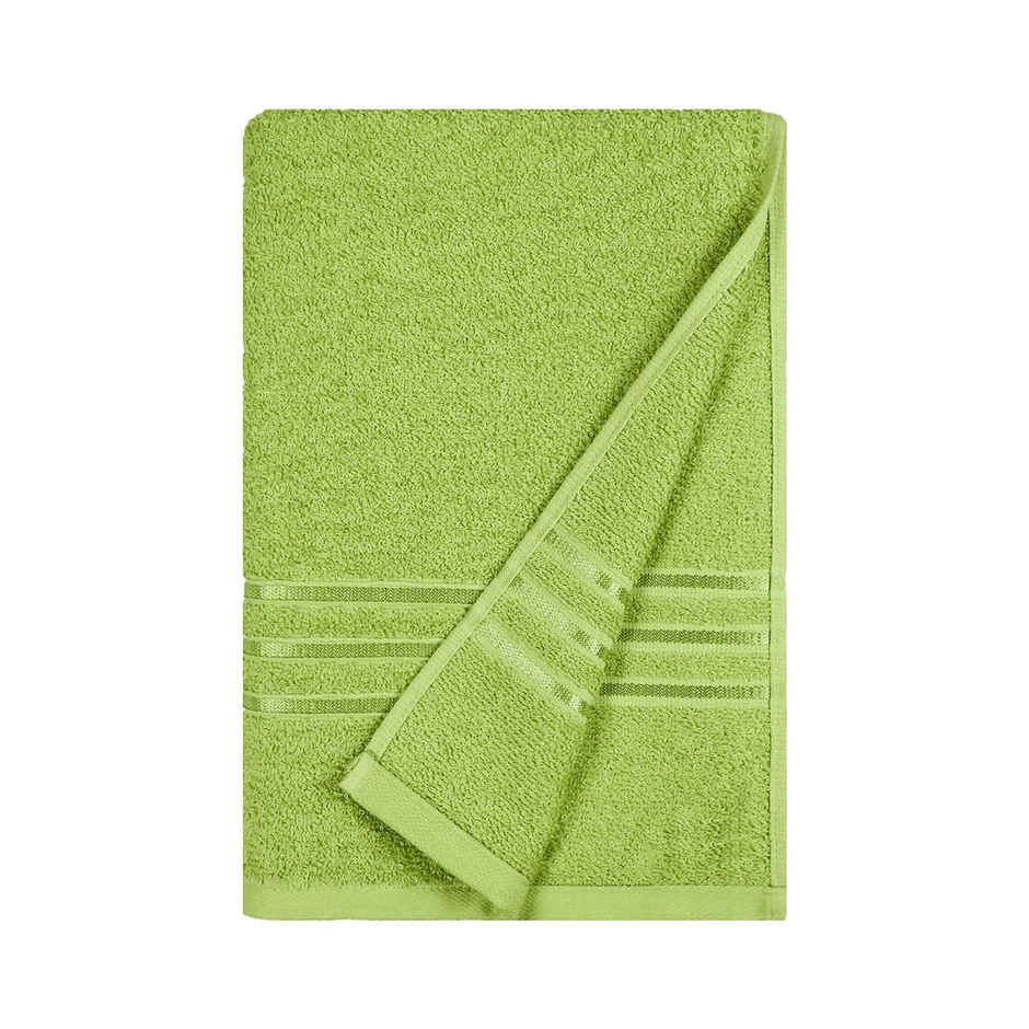 Home Elegance by myTrident Comfort Living Cotton Bath Towel | 70cm x 140cm | 400 GSM | Lime Green