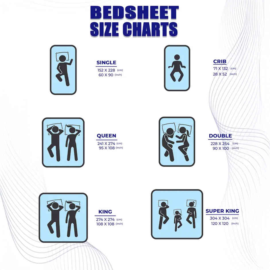 CG HOMES Double Bedsheet With Two Pillow Covers | Design Db1329