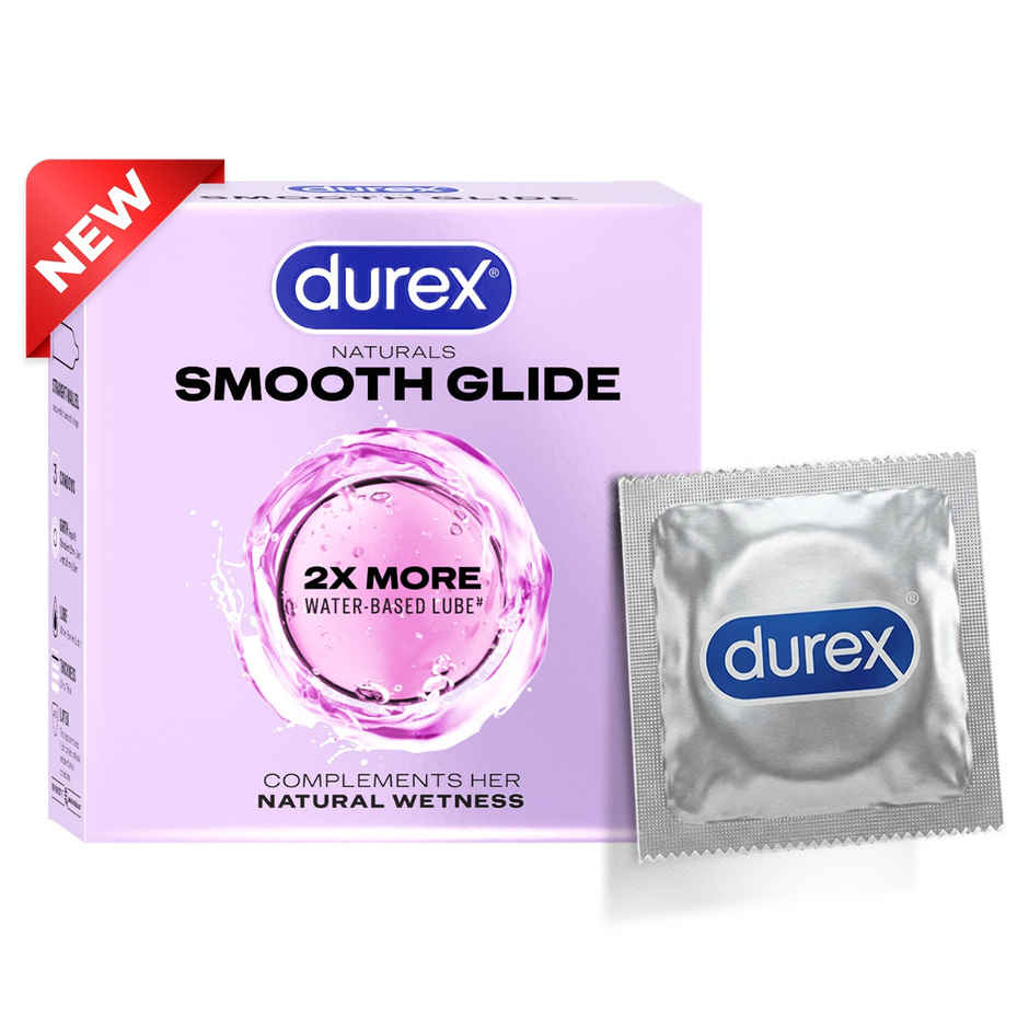Durex Naturals Smooth Glide Condoms