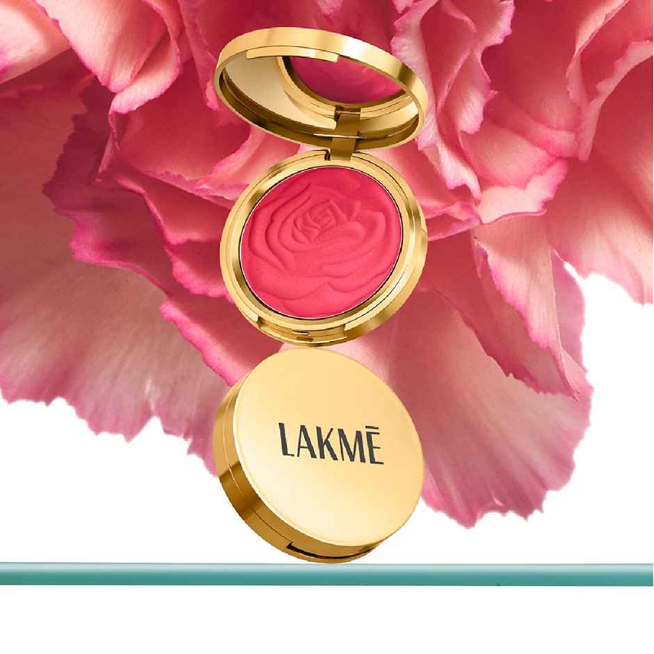 Lakme Showstopper Collection Rouge Bloom Powder Blush Pink Blossom