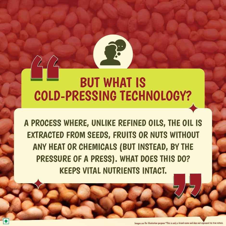 Tata Simply Better Groundnut (Peanut) Cold Pressed Oil | Pure & Unrefined Healthy Cooking Oil
