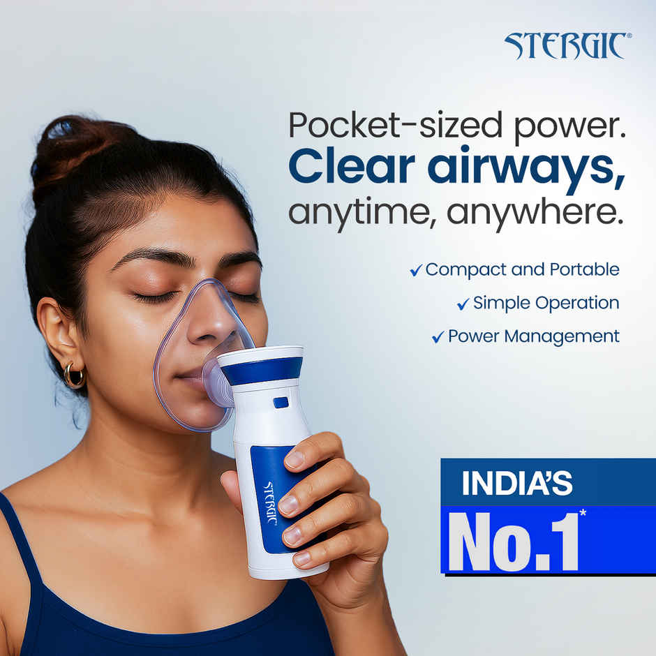 Stergic Lumia Portable Mesh Nebulizer