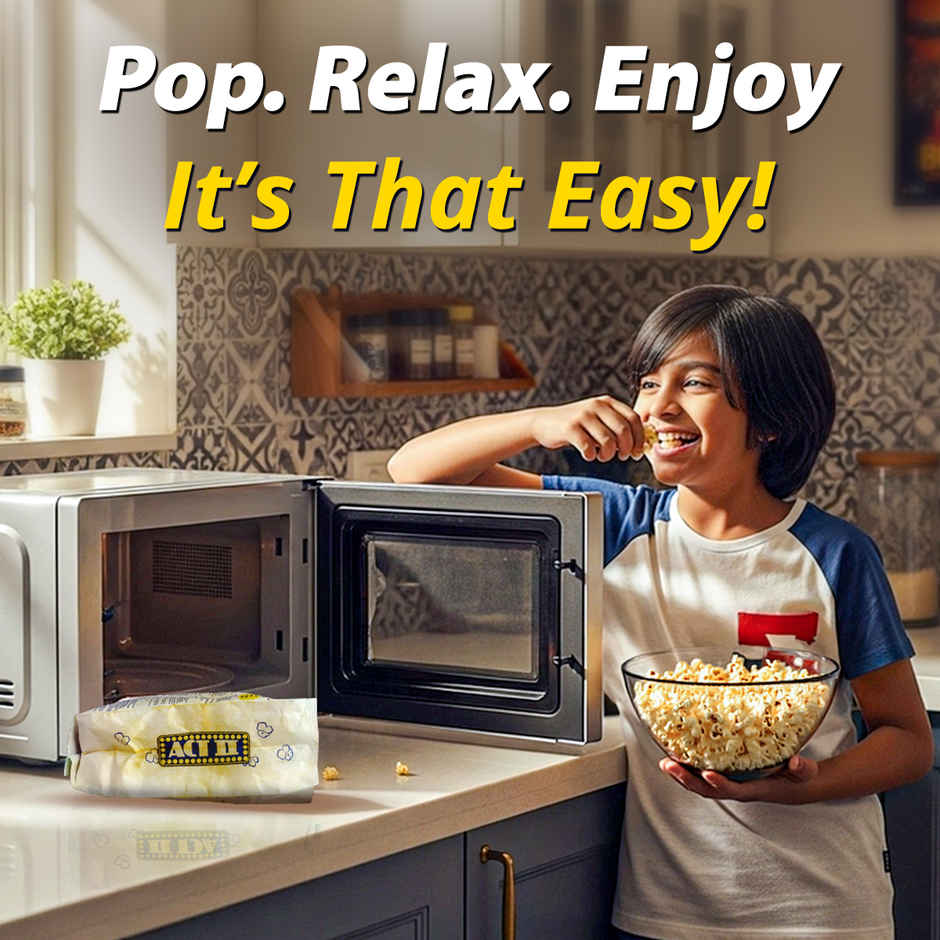 ACT II Microwave Popcorn - Butter, small pack, Hot & Fresh in 3 mins Combo