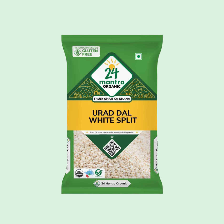24 Mantra Organic White Urad Dal | Split