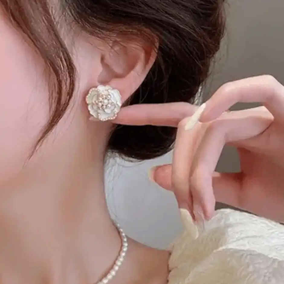 Estailo Fashion Women's Jewellery Earrings Floral One Size | E0001403