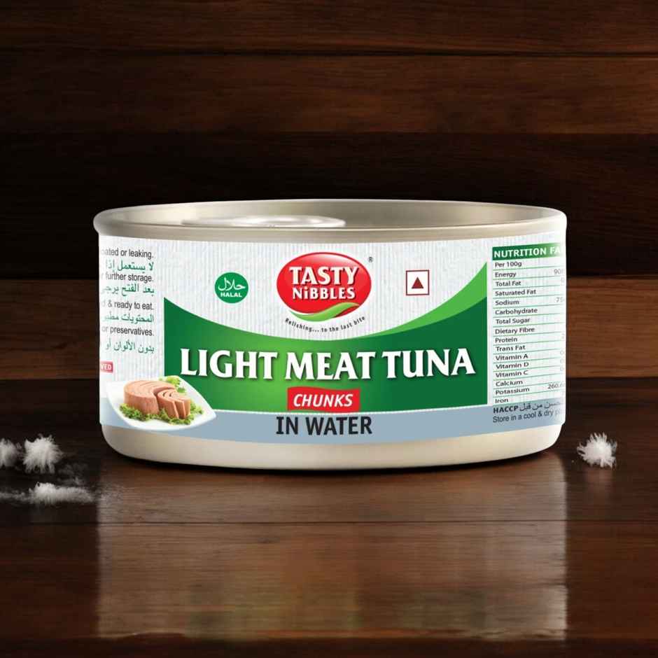 Tasty Nibbles Light Meat Tuna Chunks In Water Canned