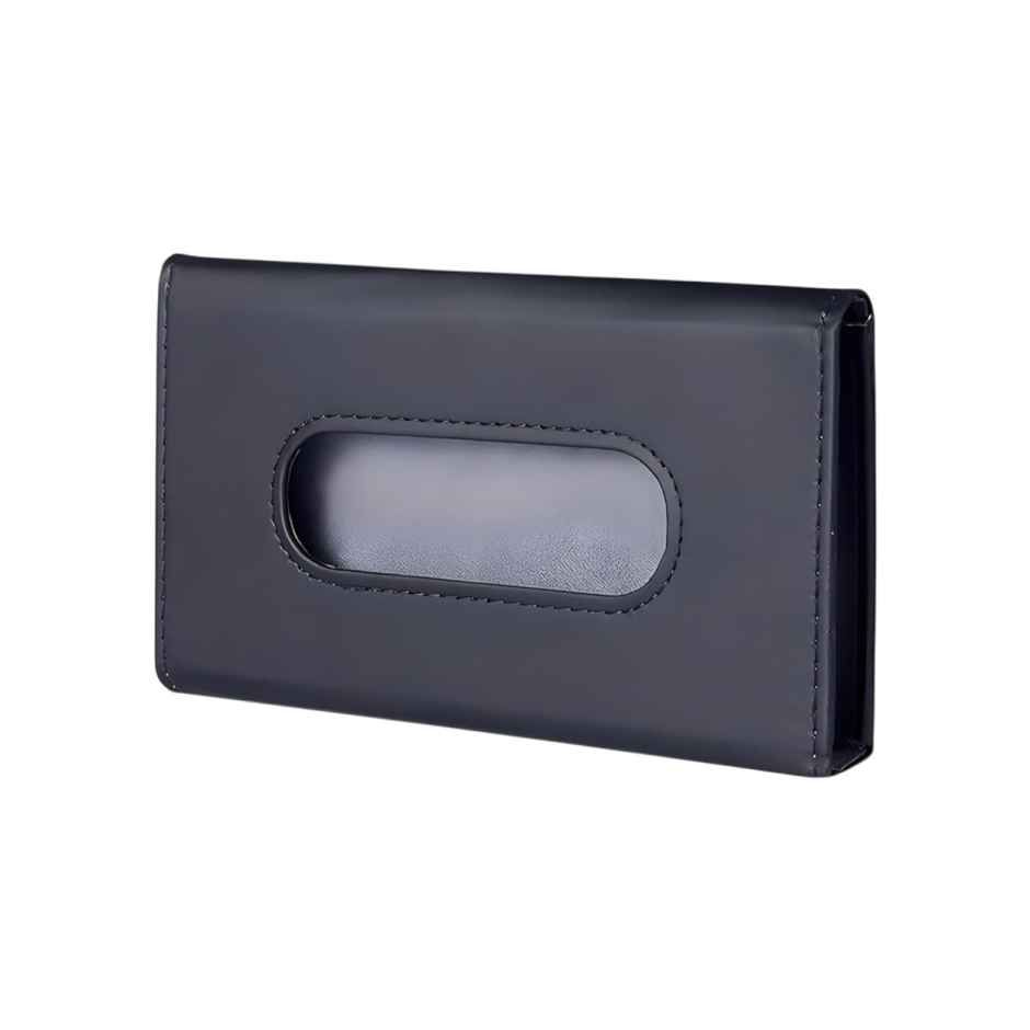 Autoguys Universal Tissue Holder For Car With 1 Set Tissues Included - Black