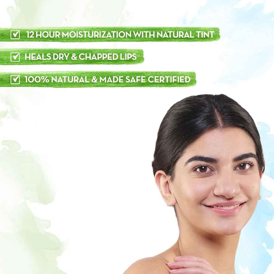 Mamaearth Rose Tinted Natural Lip Balm For Women