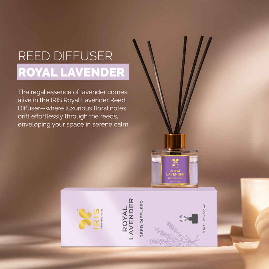 Iris Royal Lavender Aroma Reed Diffuser Set