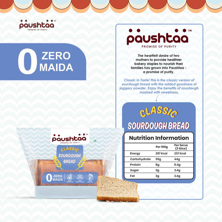 Paushtaa Classic Whole Wheat Bread