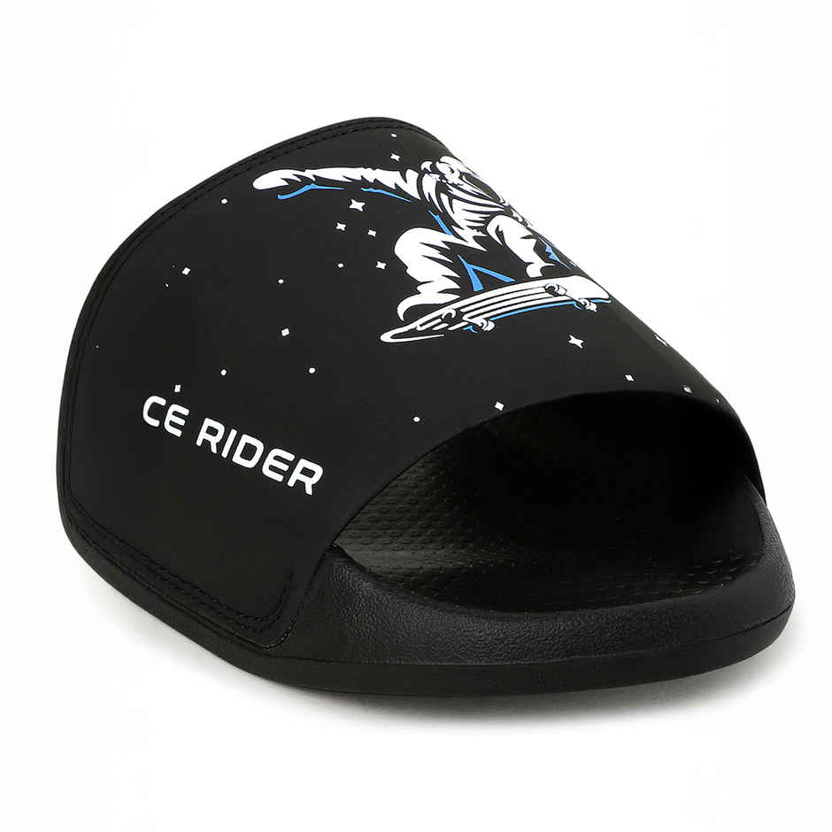 Campus Men's Space Rider Slides | Black | UK8