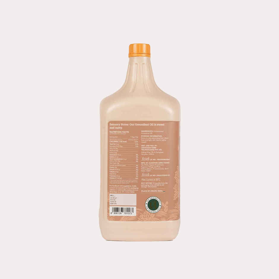 Anveshan Groundnut (Peanut) Wood Pressed Oil | Healthy Cooking Oil