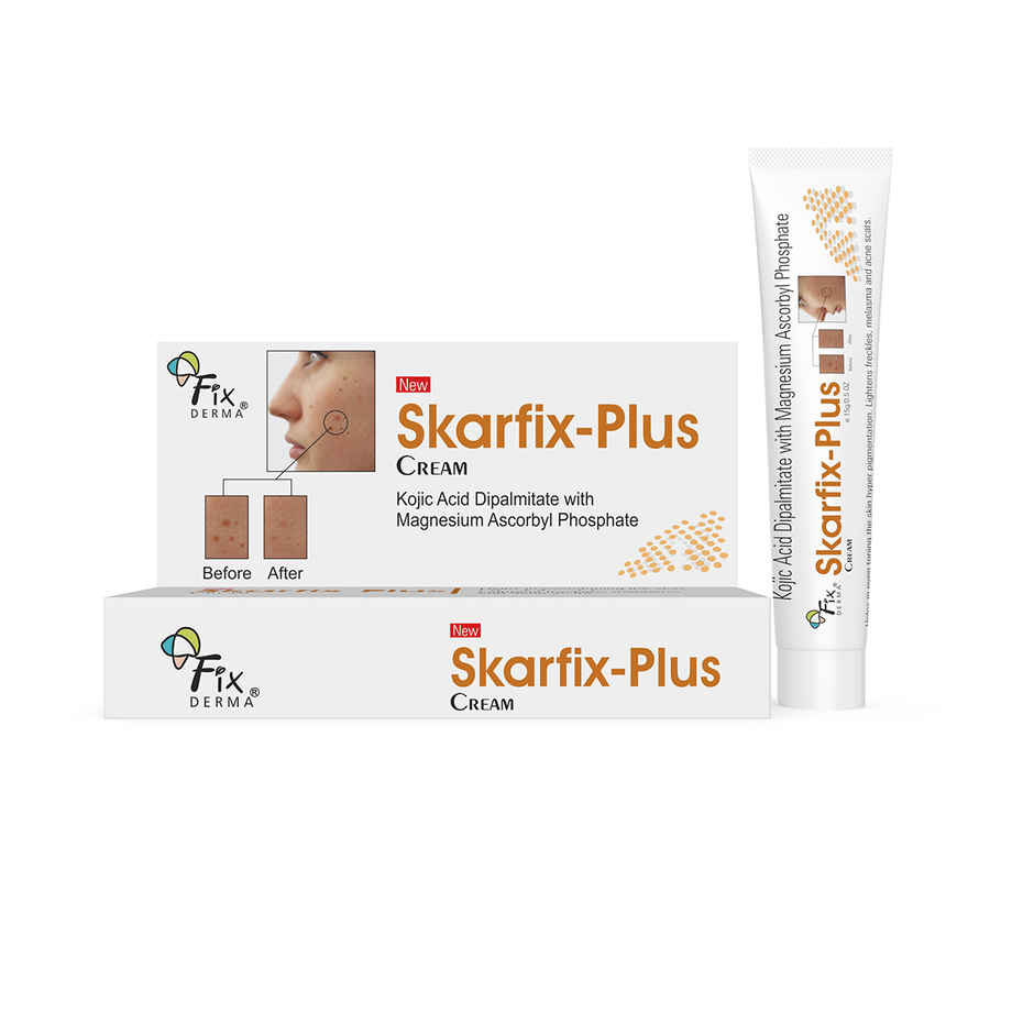 Fixderma Skarfix-Plus Cream with Kojic Acid for Hyperpigmentation, Melasma & Acne Scars