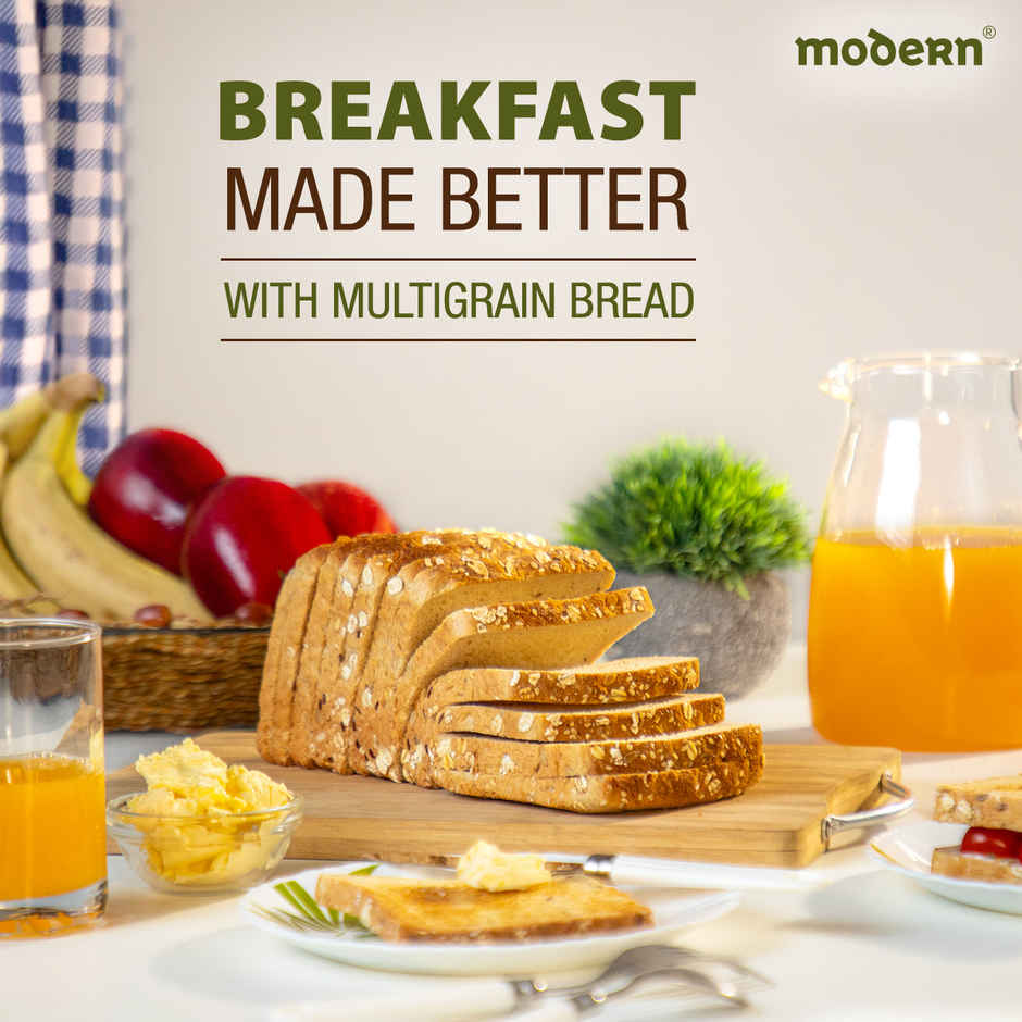 Modern Multigrain Bread - 13 Grains & Seeds (Zero Maida)