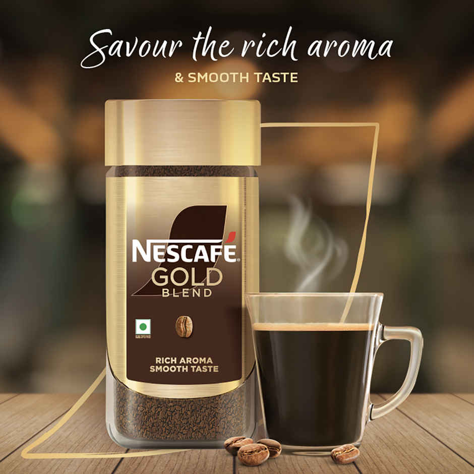 Nescafe Gold Blend Rich And Smooth Arabica And Robusta Instant Coffee