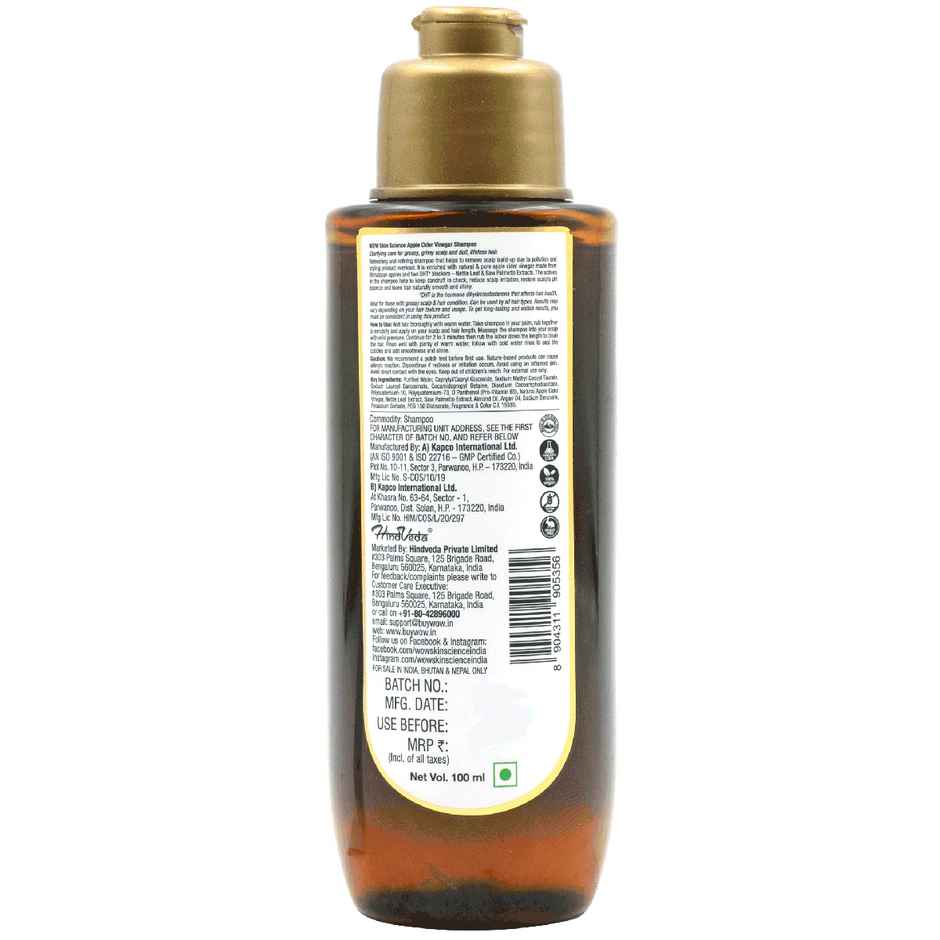 Wow Skin Science Apple Cider Vinegar Shampoo