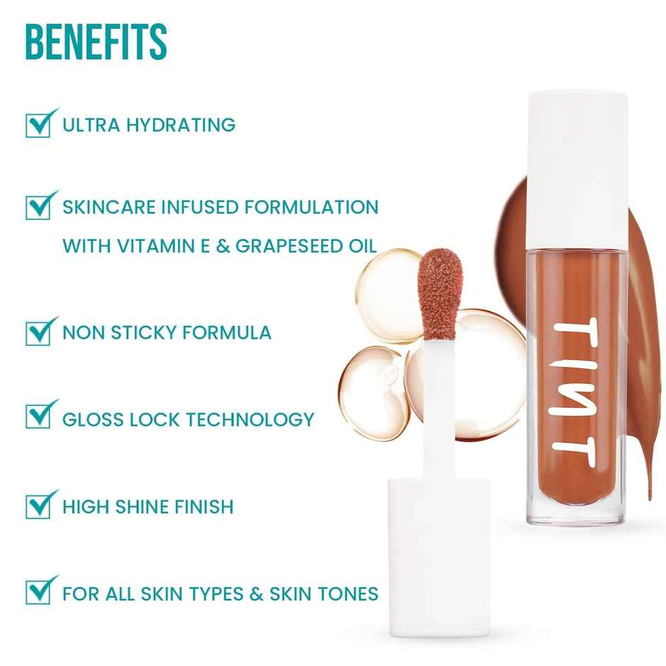 Tint Cosmetics Hydrating Lip Gloss With Vitamin E - Minx