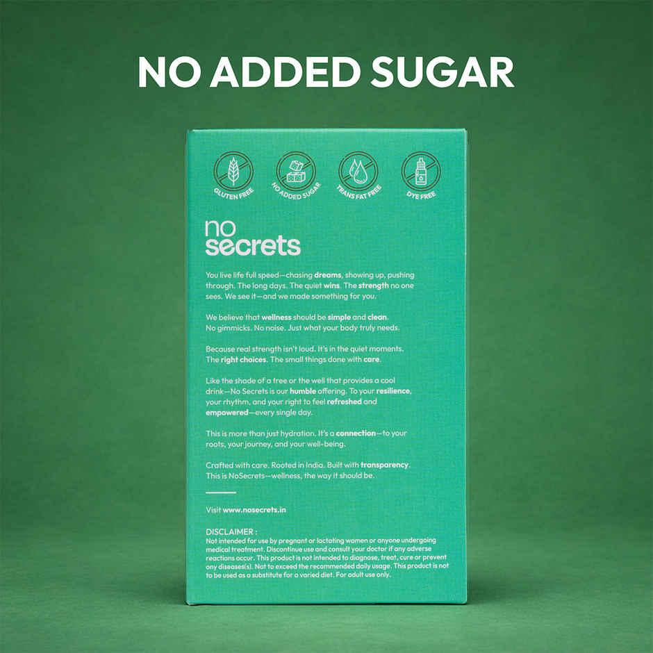 No Secrets Perfect Hydration Duo Electrolytes & Antioxidants Fresh Lime