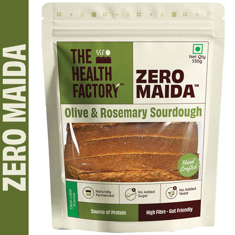 The Health Factory Zero Maida Olive & Rosemary Sourdough | Clean Label