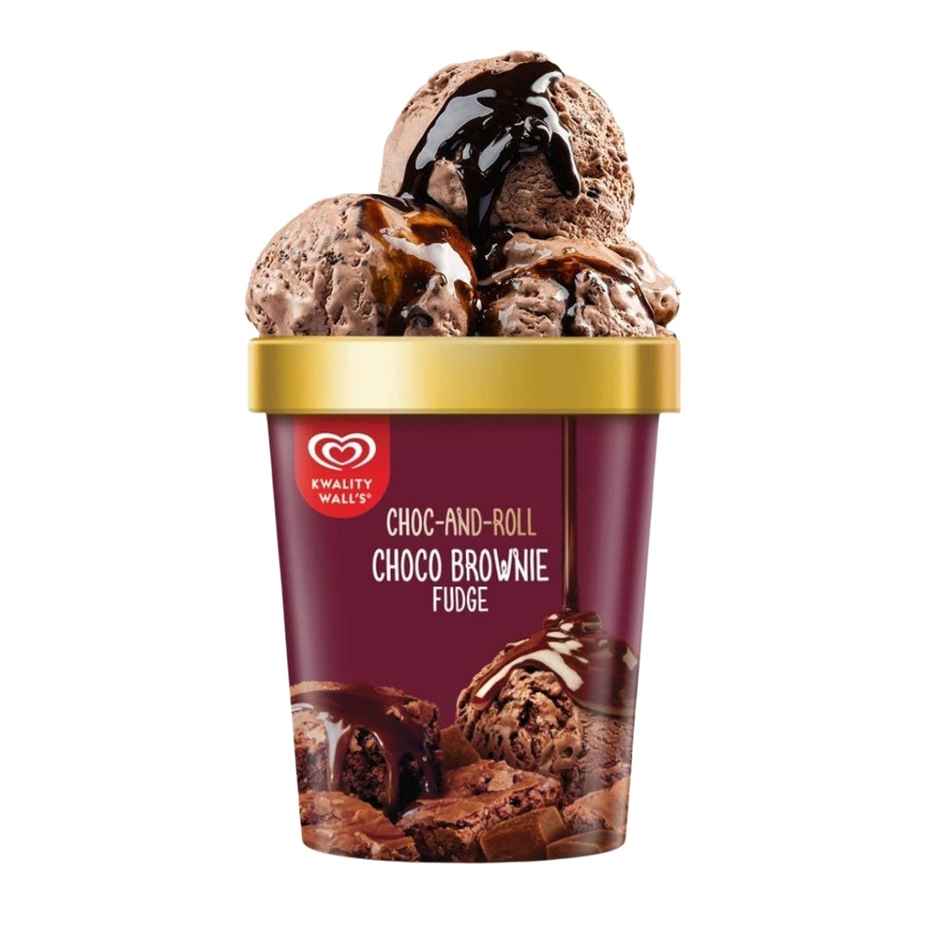 Kwality Wall's Choco Brownie Fudge Tub Combo