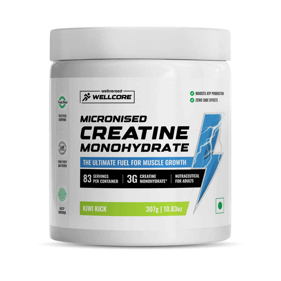 Wellcore Micronised Kiwi Kick Creatine Monohydrate | 83 servings