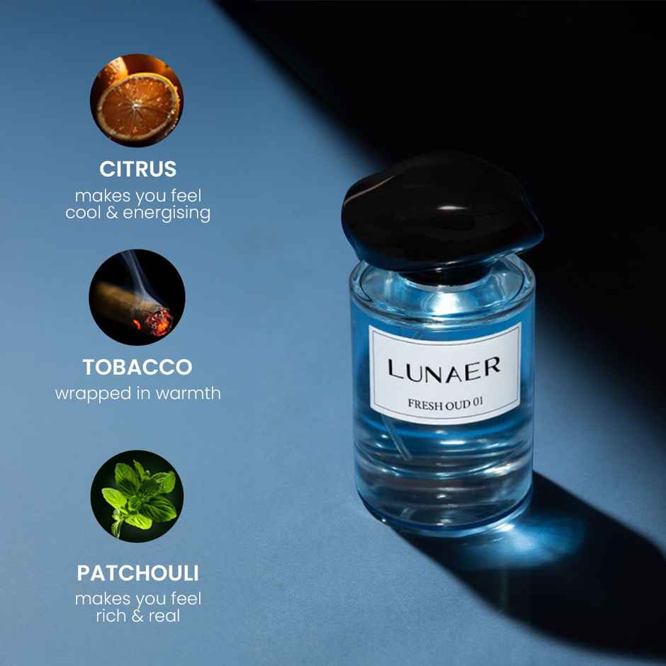 Lunaer Fresh Oud Unisex Luxury Perfume
