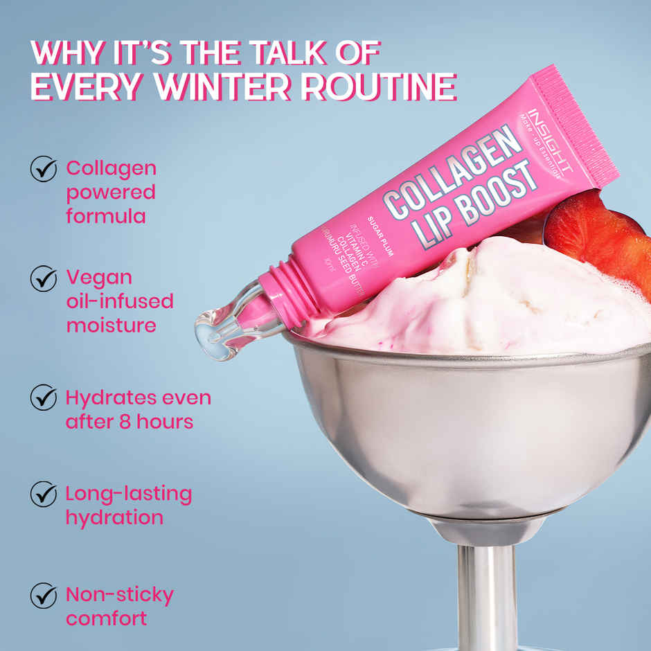 Insight Cosmetics Collagen Lip Boost - Sugar Plum