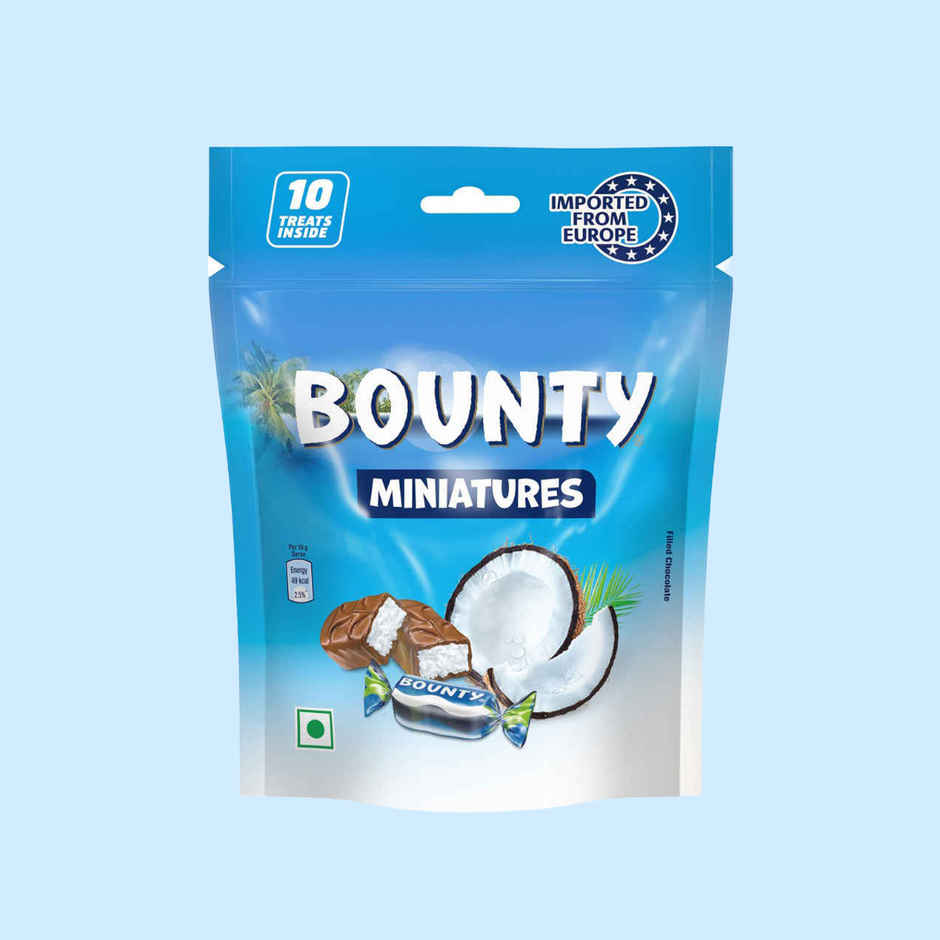 Bounty Miniatures Coconut Filled Chocolate Pack