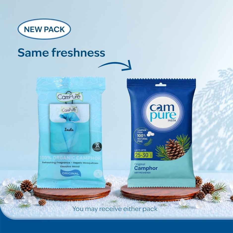 Campure Original Insta Cone Camphor Car Air Freshener