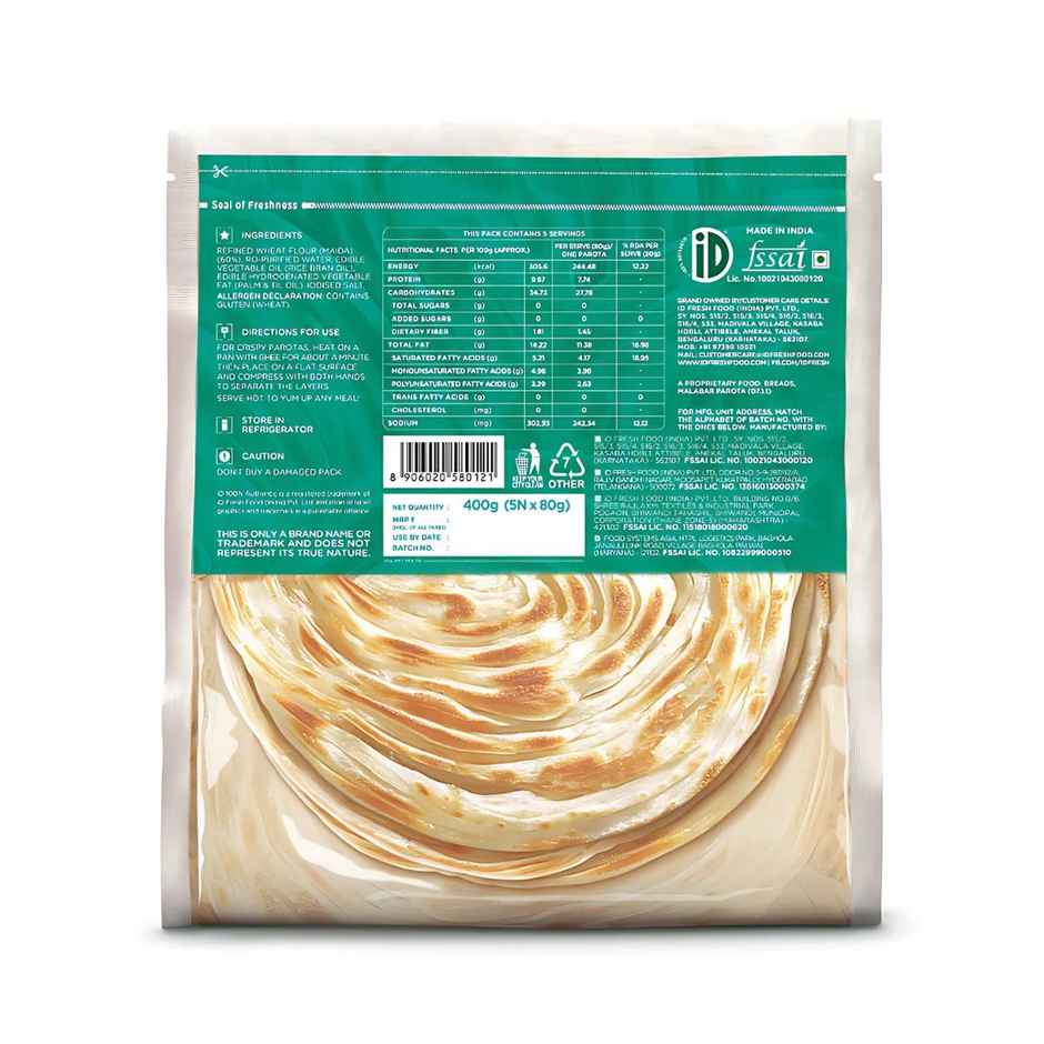 iD Fresh Malabar Parota