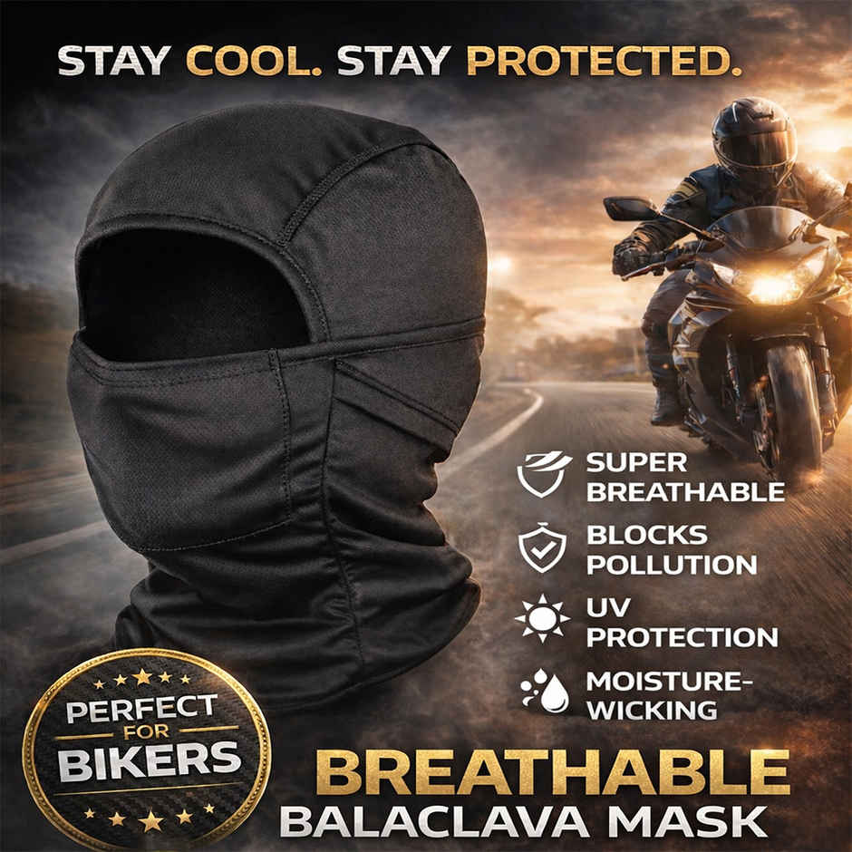 Quarant Balaclava Face Mask with 2 Replaceable PM 2.5 Activated Carbon Filters
