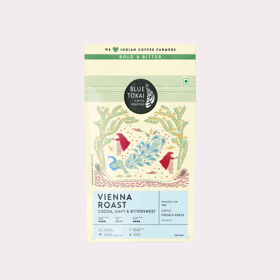 Blue Tokai Vienna French Press Dark Roast Ground Coffee
