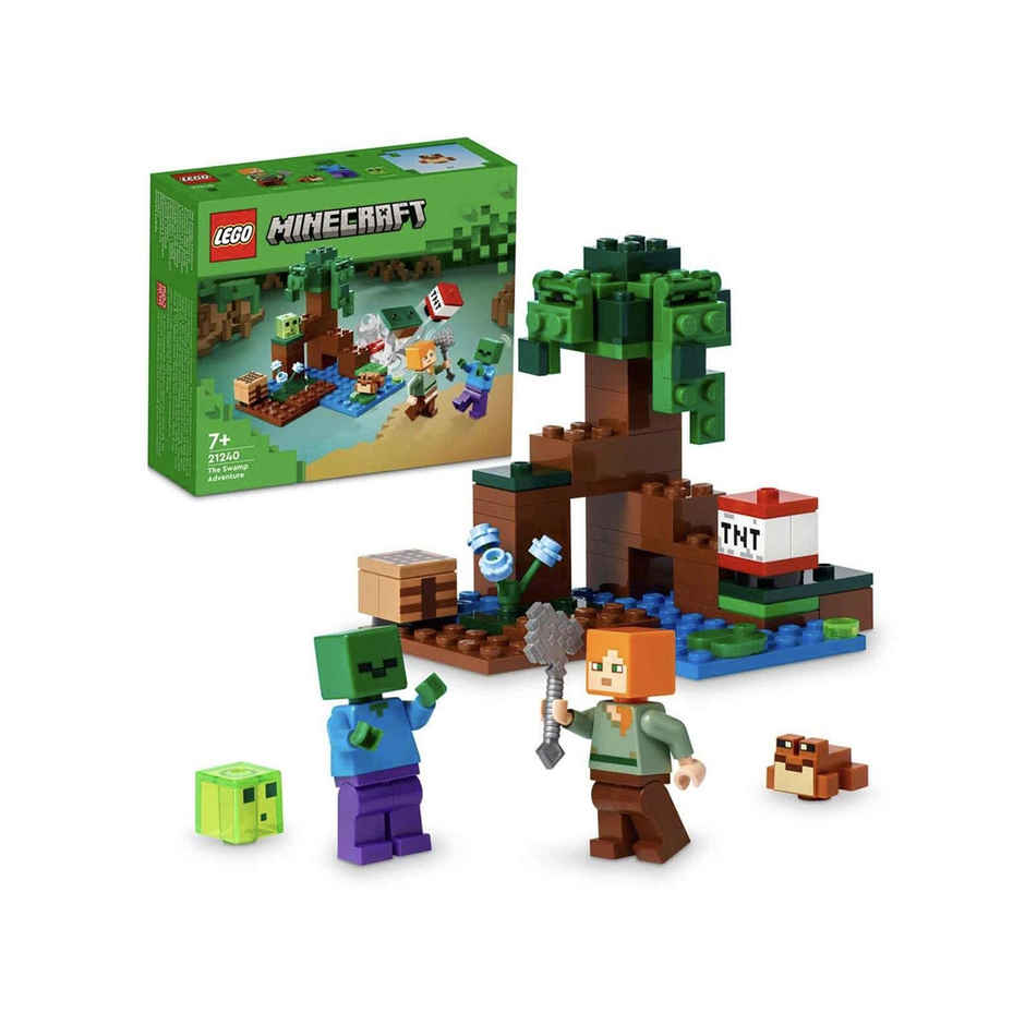 Lego Minecraft The Swamp Adventure Building Toy Set (65 Pieces)