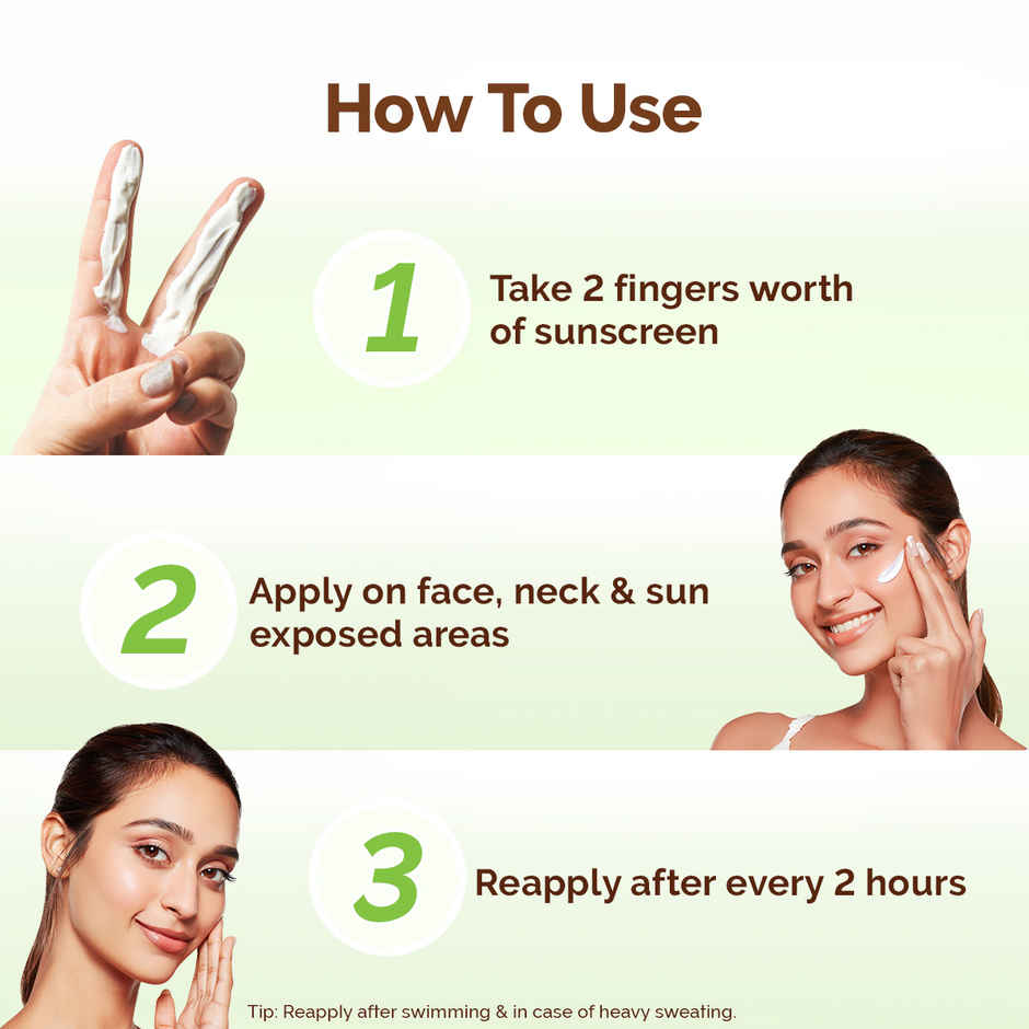 Mamaearth HydraGel Indian Sunscreen SPF 50, with Aloe Vera & Raspberry for Tan Protection