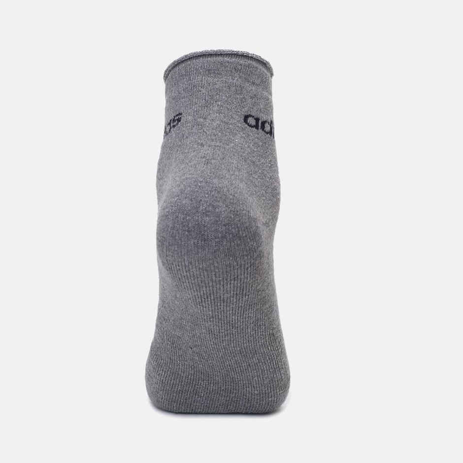 Adidas Men's Full Cushion Ankle Socks | One Size | Dark Blue & Grey Melange