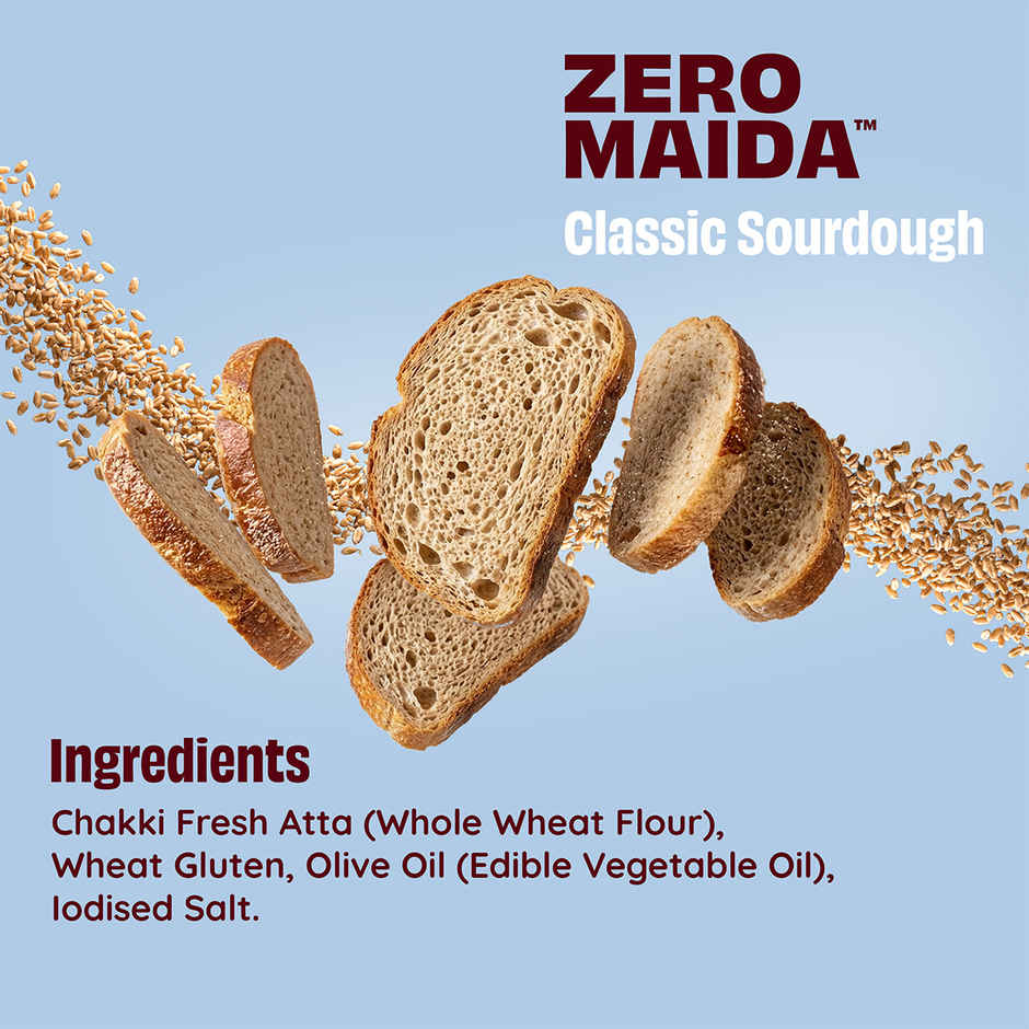The Health Factory Zero Maida Classic Sourdough | Clean Label