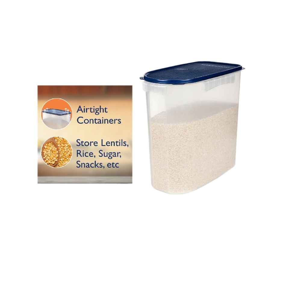 Signoraware Rice Keeper Container | 24 L | Blue | Rice Storage Container, Kitchen Organizer