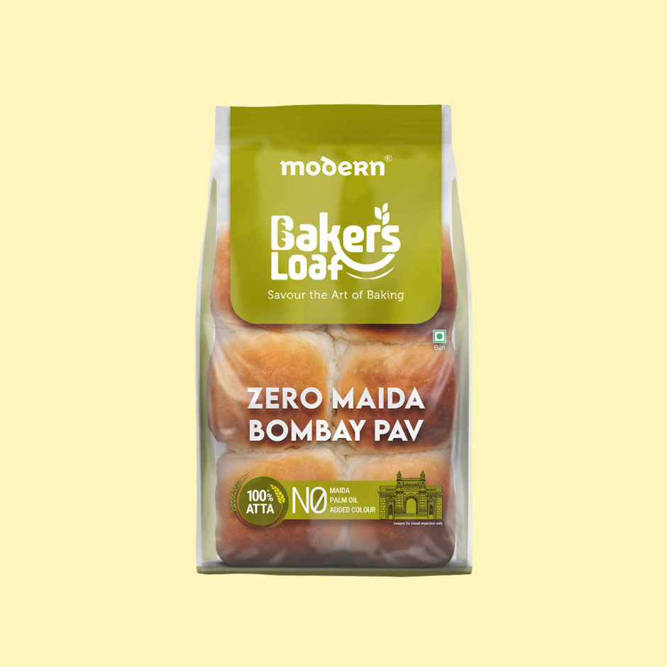 Baker's Loaf Zero Maida No Palm Oil Bombay Pav by Modern