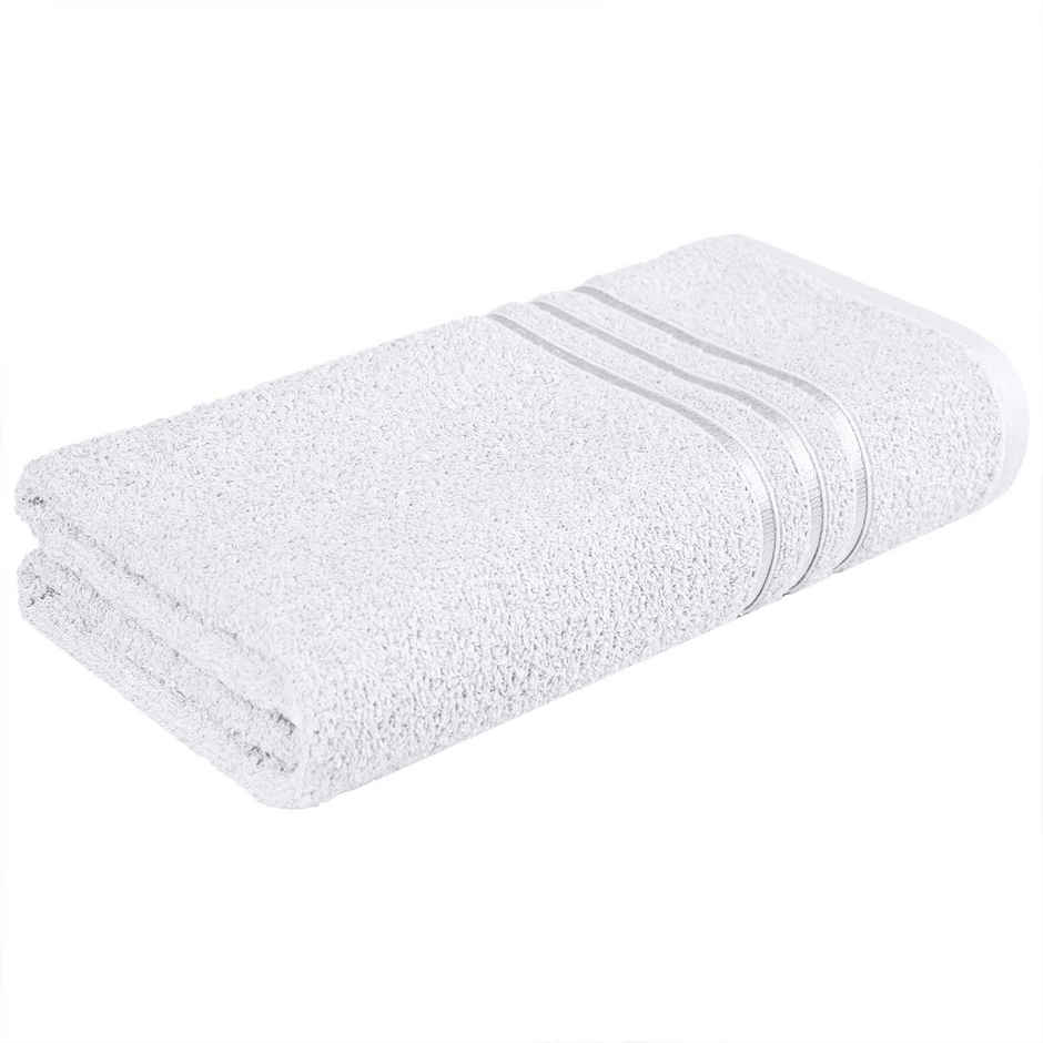 Home Elegance by myTrident Comfort Living Cotton Bath Towel | 70cm x 140cm | 400 GSM | Baby Talc
