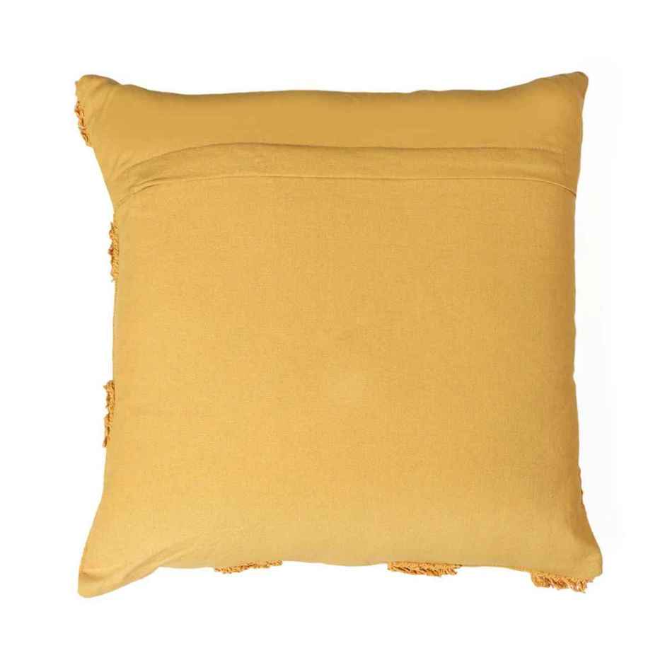Sashaa World Cotton Cushion Cover | Yellow