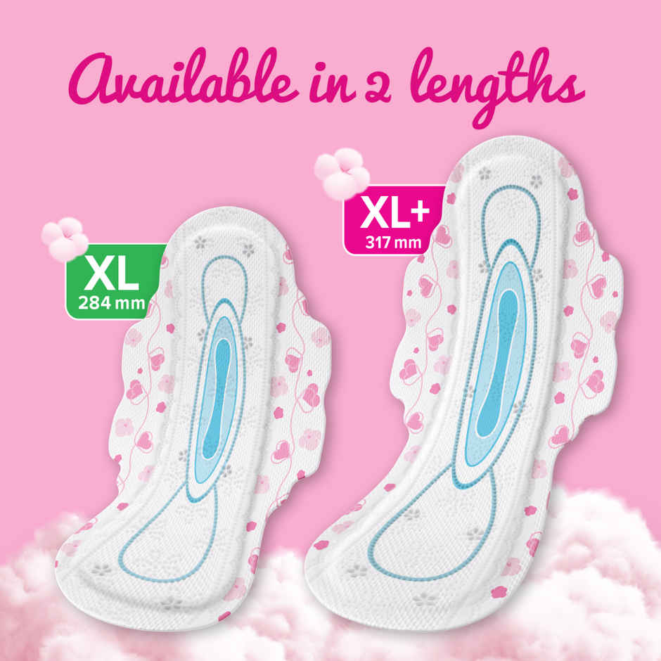 Whisper Ultra Skin Love Soft Sanitary Pads for Women | XL+ 
