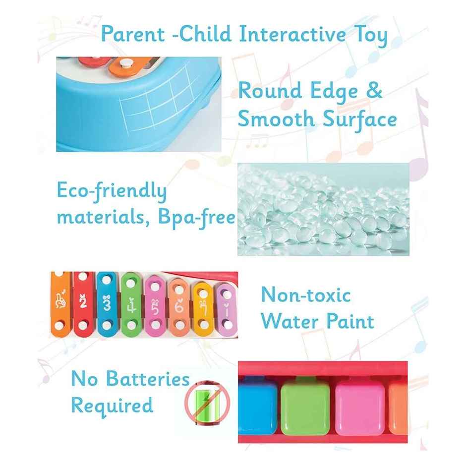 Itoys Xylophone-8 Keys(Colour May Vary)