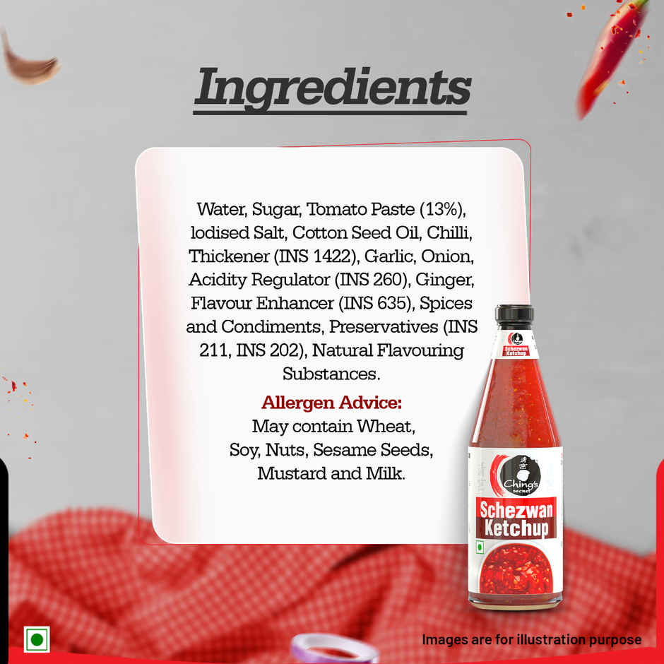 Ching's Secret Schezwan & Tomato Sauce Ketchup