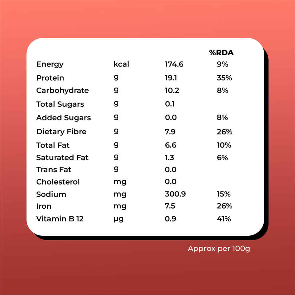 Hello Tempayy Protein Tandoori Tempeh Thins - Sandwiches & Wraps