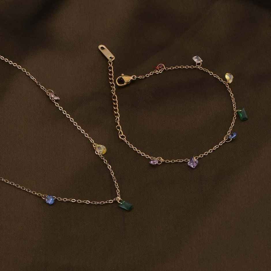 Palmonas Vibrant Cascade Set for Women | Waterproof and Anti-Tarnish