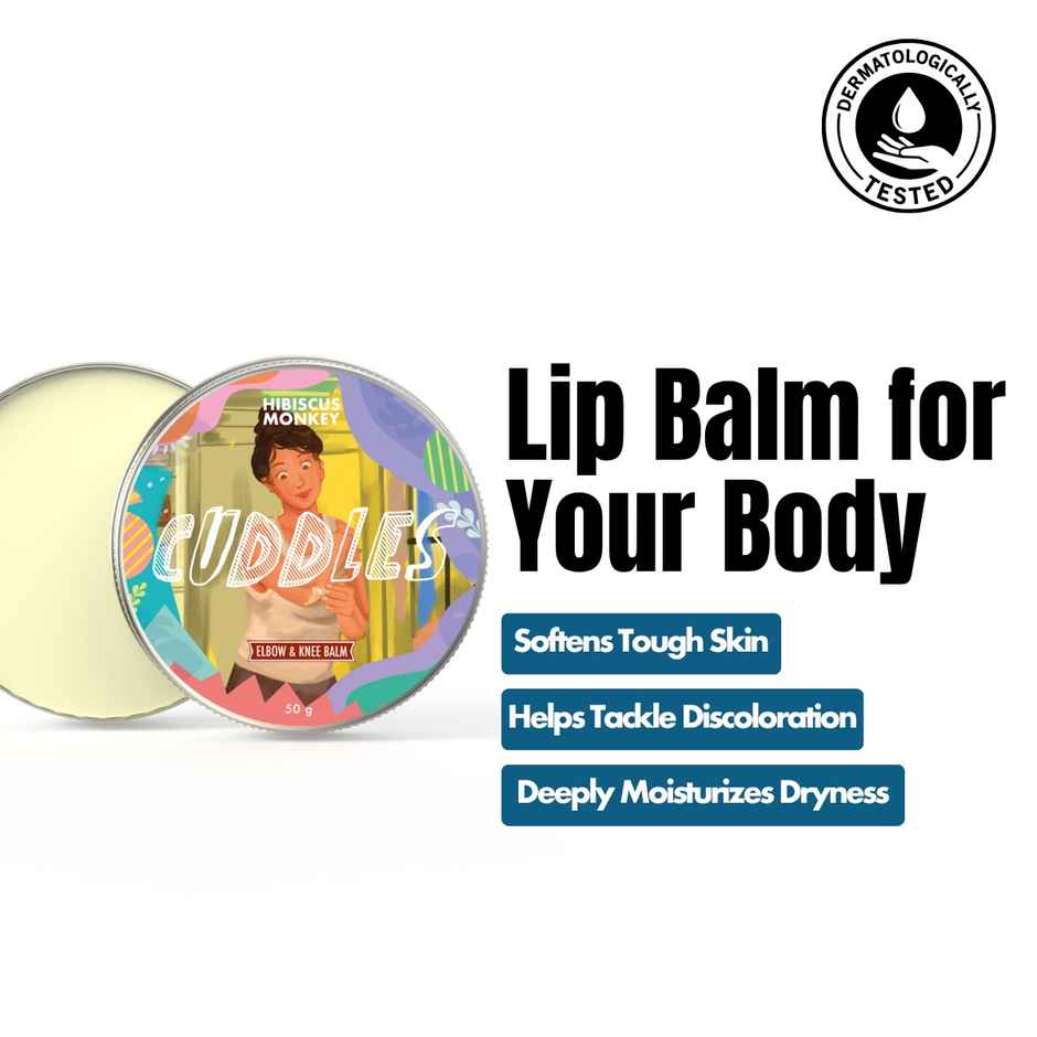 Hibiscus Monkey Cuddles Elbow & Knee Balm For Chapped Dry Skin