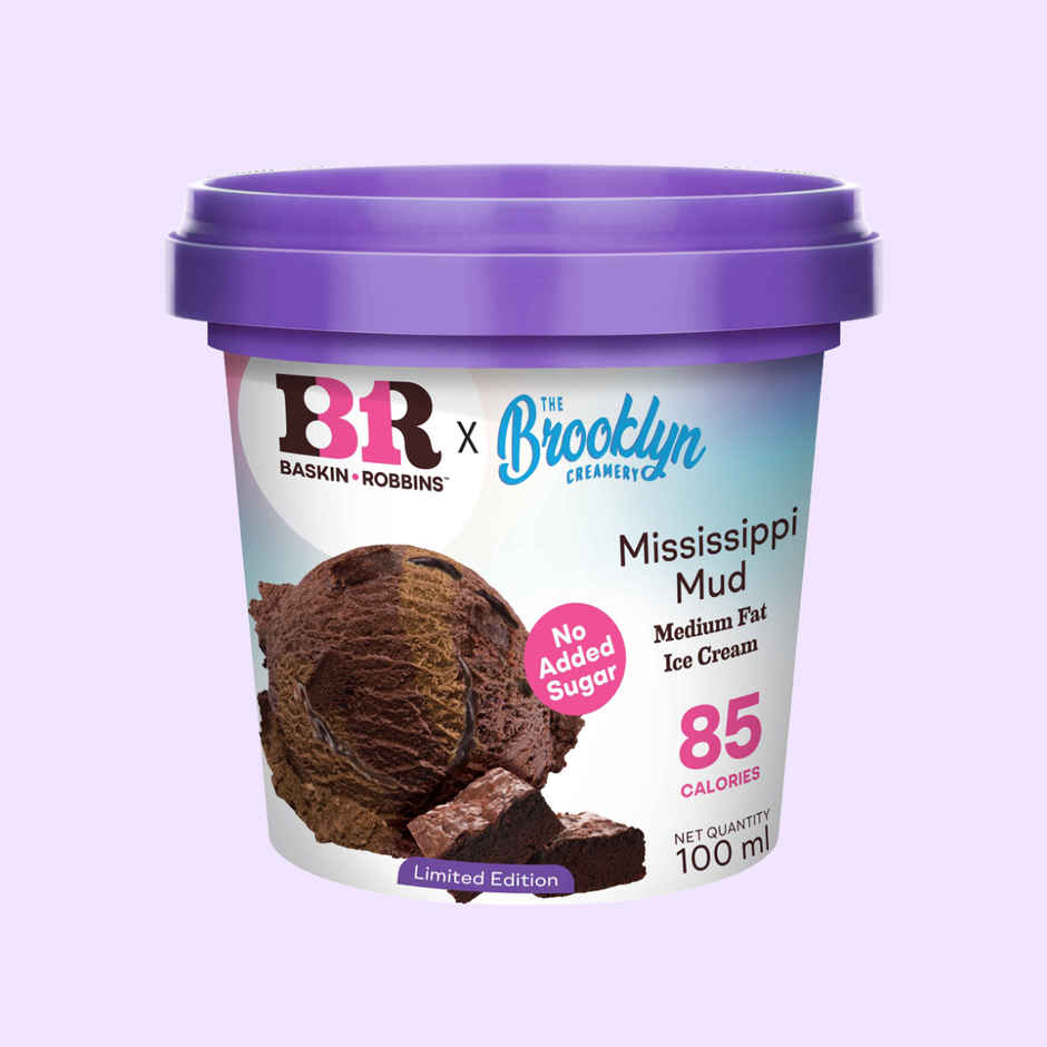 Baskin Robbins The Brooklyn Creamery Mississippi No Sugar Ice Cream Cup