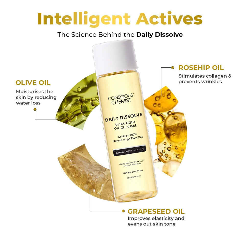 Conscious Chemist Daily Dissolve Ultra Light Makeup Removal Oil Cleanser